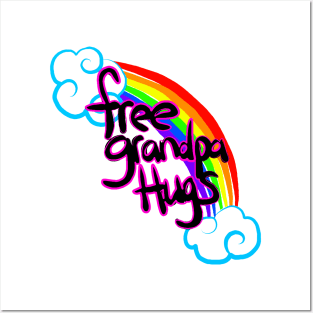 Free Grandpa Hugs Posters and Art